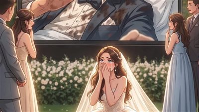لم يحضر العريس زفافه… لكن ما ظهر على الشاشة صدم الجميع!