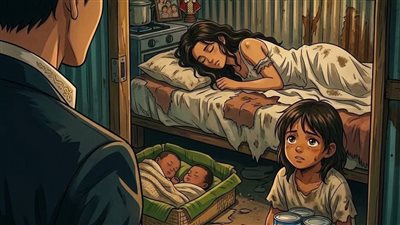 دفع ثمن الحليب لطفلٍ فقير… لكنه عندما تبعه اكتشف صدمة غيّرت حياته للأبد!