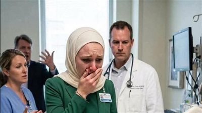 ولد يطلبها في المستشفى