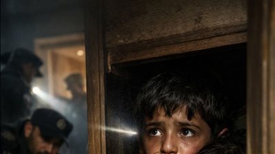 ذات ليلة حصل شجـار بين امي وابي