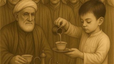 ماټ أحد شيوخ العشائر، وأرادت العشيرة تنصيب شيخ جديد، لأن ابن الشيخ صغير على المشيخة