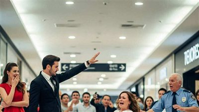 صفع المدير التنفيذي زوجته الحامل في المول حتى يرضي عشيقته