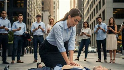 شابة تفوت مقابلة عمل لإنقاذ حياة رجل