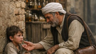 قصة الفتاة والعطار