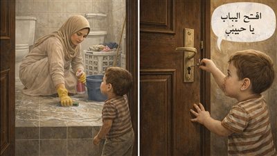 امرأة متزوجة ولديها طفل بريء