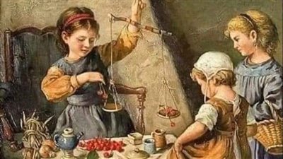 يحكى عن إمراة فقيرة توفّى زوجها