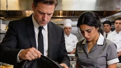 أخذت بقايا الطعام لأطفالي خفية… لكن ما فعله المدير بعدها غيّر حياتي بالكامل!