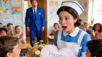 دعا التوأم الخادمة إلى عيد الأم… لكن ما فعله الأب الملياردير أمام الجميع صدم الحضور