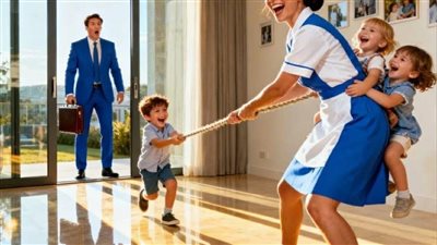 عاد إلى البيت غاضبًا… فسمع ضحكة لم يسمعها منذ وفاة زوجته