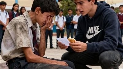 كنتُ أسرق طعامه كلّ يوم… حتى علّمتني قطعة خبز معنى الغِنى الحقيقي