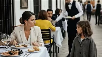 فتاة بلا مأوى تسأل مليونيرة: هل يمكنني أكل بقاياك؟