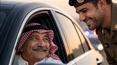 العجوز والشرطى