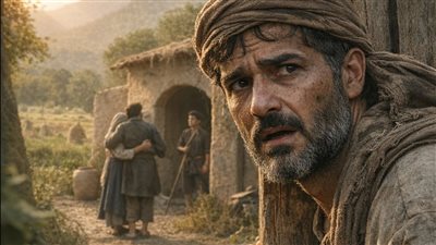 الزوج والعجوز والقطع الذهبية